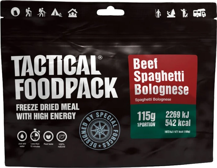 Tactical Foodpack Bolognese mit Rindfleisch 507kcal