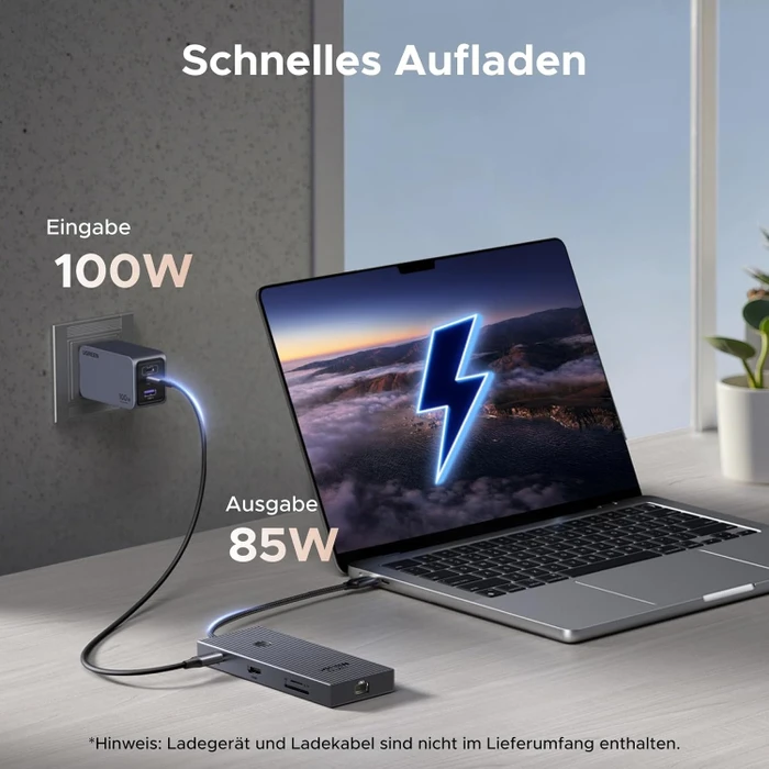 Ugreen Revodok Pro 1091 9-in-1 USB-C Hub, USB-C 3.0 [Stecker]