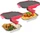 Faitron Lunchbox Innenschalen Aufbewahrungsbehälter, 2-tlg. (HB-ID-02)