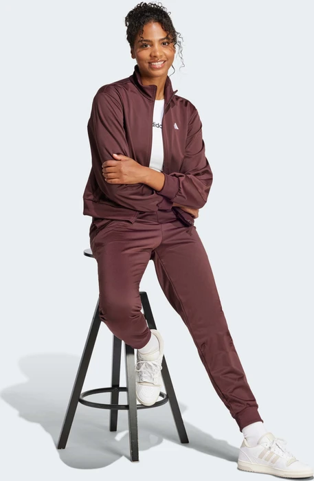 adidas Essentials Feel Cozy Trainingsanzug aurora ruby/brown (Damen)