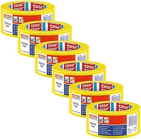tesa 60760 Bodenmarkierung gelb, Klebeband, 50mm/33m, 1 Stück