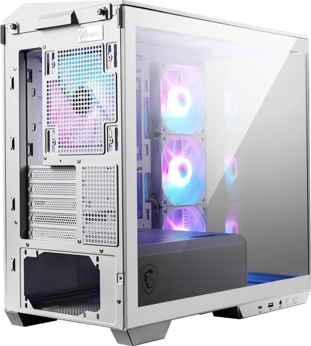MSI MAG PANO M100L PZ White, weiß, Glasfenster