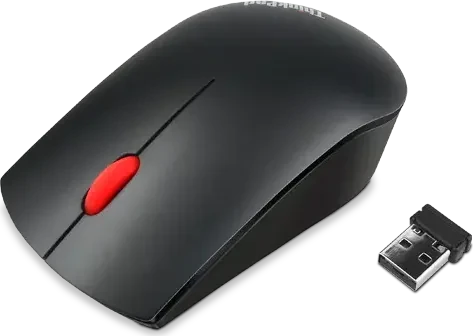 Lenovo ThinkPad Essential Wireless Mouse w/o Battery, USB