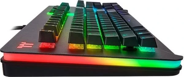 Thermaltake Level 20 RGB Titanium Gaming Keyboard grau, MX SPEED RGB Silver, USB, US