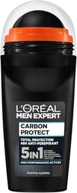 L'Oréal Men Expert Carbon Protect 5in1 Deodorant Roll-On, 50ml