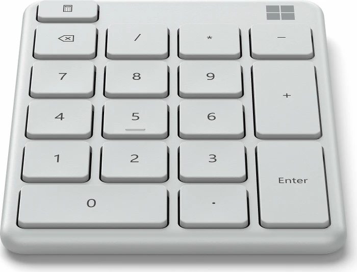 Microsoft Wireless Number Pad, Gletscherblau, Bluetooth