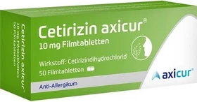 axicorp Pharma Cetirizin-Dihydrochlorid axicorp Filmtabletten, 50 Stück