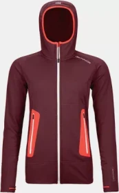 Ortovox Fleece Light Hoody Funktionsjacke winetasting (Damen)
