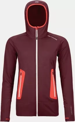 Ortovox Fleece Light Hoody Funktionsjacke winetasting (Damen)