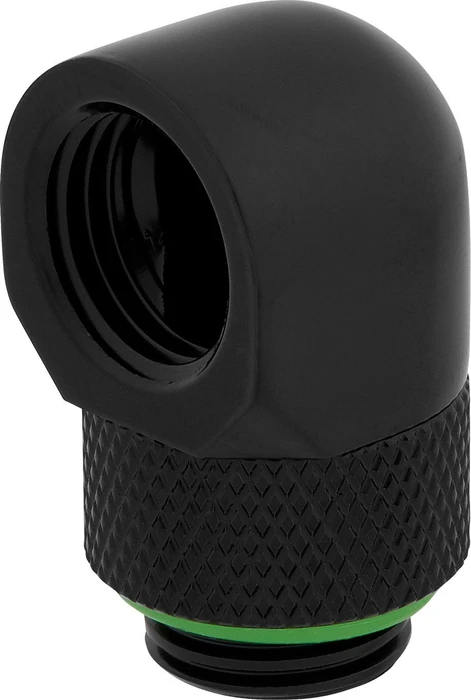 Corsair Hydro X Series XF Hardline, Winkeladapter 90° G1/4", schwarz, 2er-Pack