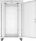 Lanberg 19" Rackschrank 27HE, LCD, freistehend, Flat Pack, Gitternetztür, IP20, RAL 7035, 1000mm tief Vorschaubild