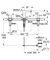 Grohe Eurocube 3-Loch Waschbeckenarmatur 1/2" M-Size mit Ablauffernbedienung chrom Vorschaubild