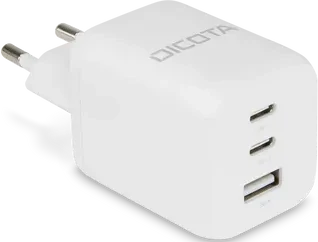 Dicota Laptop-Ladegerät GaN 65W weiß