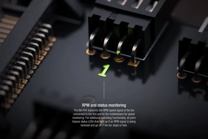 Noctua NA-FH1 8-Kanal Lüfter-Hub, Lüfterverteiler, 8-Kanal, 8-fach