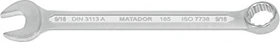 Matador 0185 Ring-Maulschlüssel zöllig, 9/16"x203mm