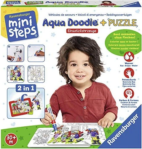 Ravensburger ministeps Aqua Doodle Einsatzfahrzeuge