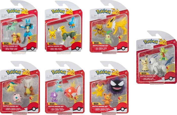 Jazwares Pokémon - Battle Figure Set (verschiedene Ausführungen)