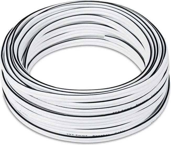 Teufel Lautsprecherkabel 2x 2.5mm² 30m weiß
