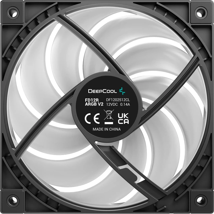 DeepCool FD12R ARGB V2, schwarz, 120mm