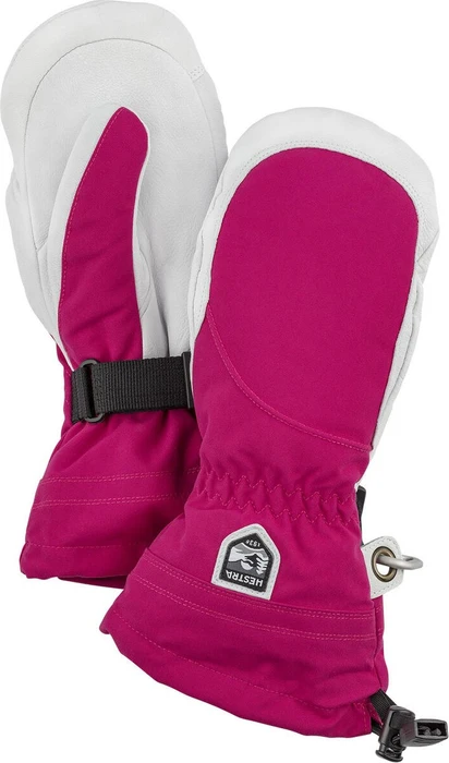 Hestra Heli Mitt Skihandschuhe fuchsia/offwhite (Damen)