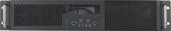 SilverStone RM23-502-MINI, Rackmount Storage, schwarz/grau, 2HE, ATX