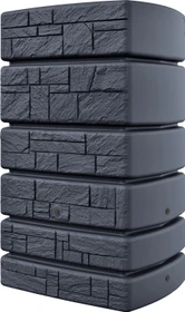 Prosperplast Tower Stone Regenwasserbehälter 500l anthrazit