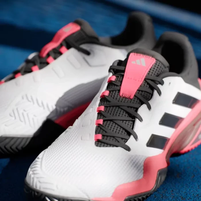 adidas Barricade 13 cloud white/core black/lucid red (Herren)