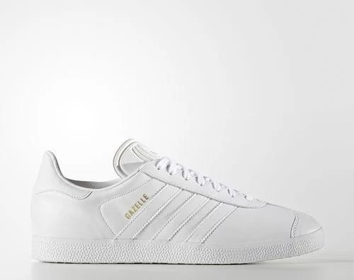 adidas Gazelle white/gold met