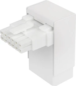 Kolink Core Pro 12V-2x6 Winkeladapter 90°, Typ 2, Sense-Pins an der Unterseite, weiß