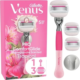 Gillette Venus ComfortGlide Spa Breeze Tropical Rasierer + 3 Wechselklingen