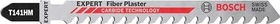 Bosch Professional EXPERT T141HM Carbid Fiber Plaster Stichsägeblatt, 100mm, 3 Stück