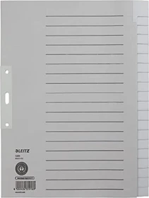 Leitz Register Blanko A4, grau