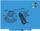 Rocada Skin Colour, Whiteboard, blau, 55x75cm (6419R-630)