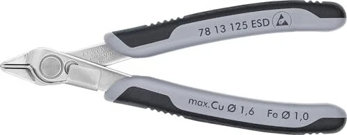 Knipex Electronic Super Knips Elektronik-Seitenschneider, 12.5cm