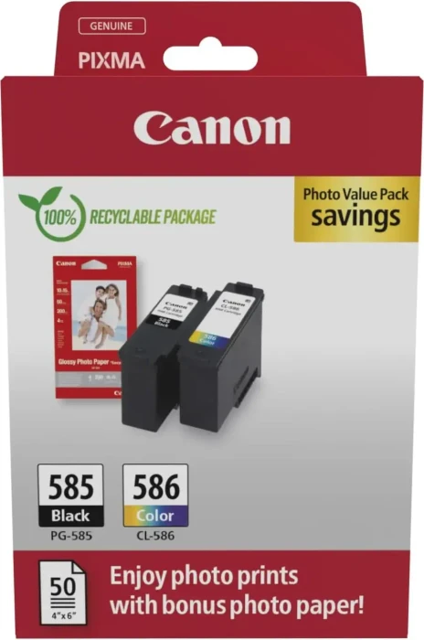 Canon Tinte PG-585/CL-586 Photo Value Pack