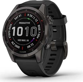 Garmin Fenix 7S Sapphire Solar slate grey titan/black