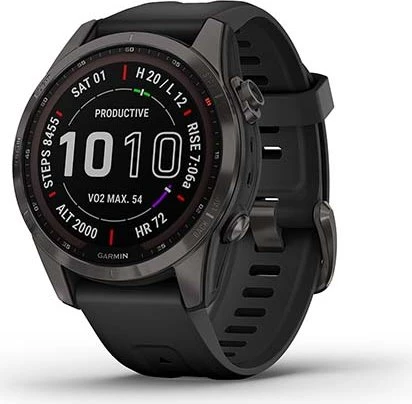 Garmin Fenix 7S Sapphire Solar slate grey titan/black