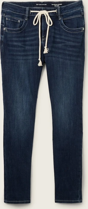 Tom Tailor Tapered Jeans mit recycelter Baumwolle Jeans rinsed blue denim (Damen)