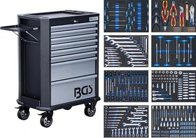 BGS technic Werkzeugwagen bestückt inkl. 299-tlg. Zubehör