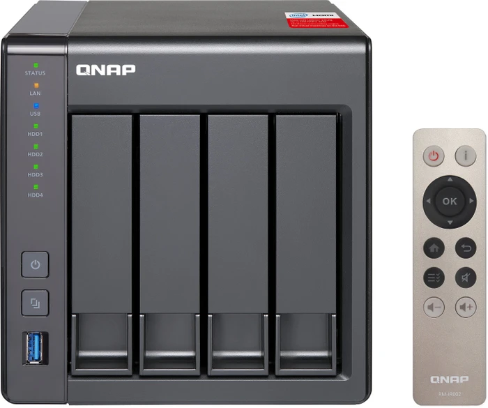 QNAP Turbo Station TS-451+, 8GB RAM, 2x RJ-45 1000Base-T, 2x USB-A 3.0