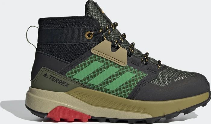 adidas Terrex Trailmaker Mid Rain.RDY wild pine/vivid green/vivid red (Junior)