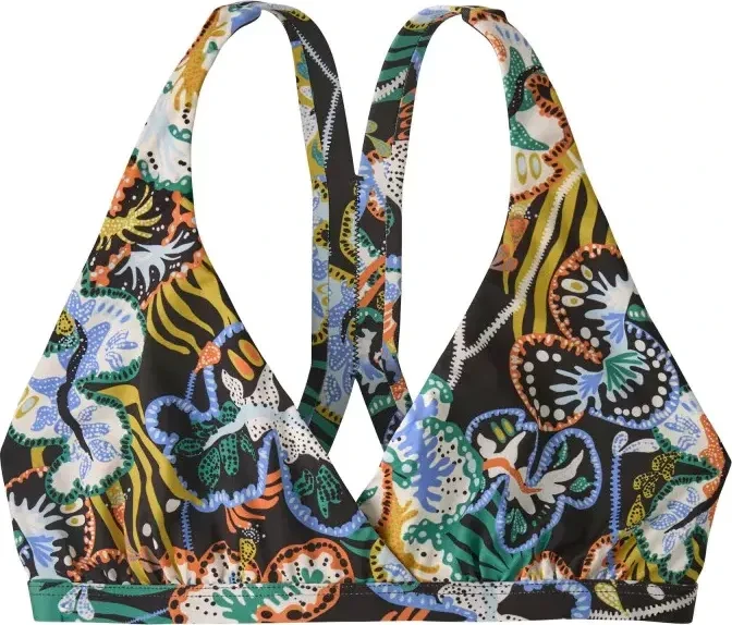 Patagonia Bottom Turn Bikini-Oberteil undersea/black (Damen)