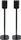 Vebos Lautsprecherständer für Samsung HW-Q995B/HW-Q990B 80cm schwarz, Paar