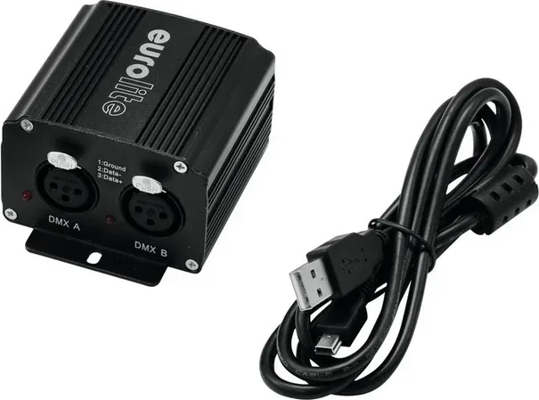 Eurolite USB-Interface 2x512 DMX/Artnet inkl. 64x DMX512