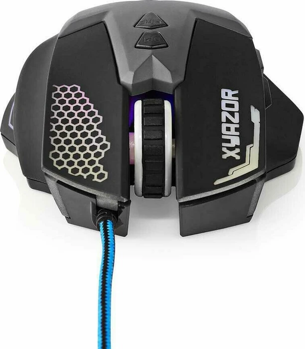Nedis Xyazor Gaming Mouse, schwarz, USB