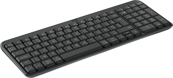 Logitech K250 Compact Wireless Keyboard, Graphite, Bluetooth, BE