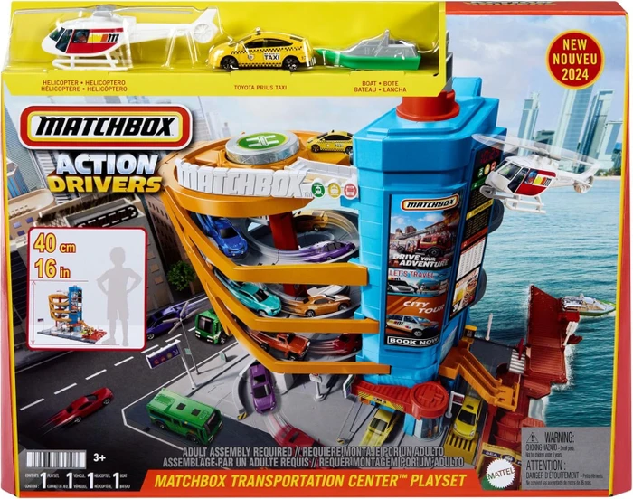Mattel Matchbox Abenteuer Transport Center Action Drivers