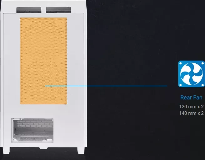 Thermaltake The Tower 200 Snow, weiß, Glasfenster, Mini-ITX