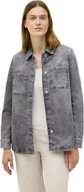 CECIL Denim Overshirt Hemd langarm mid grey/random wash (Damen)