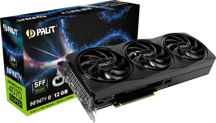 Palit GeForce RTX 4070 SUPER Infinity 3 OC, 12GB GDDR6X, HDMI, 3x DP